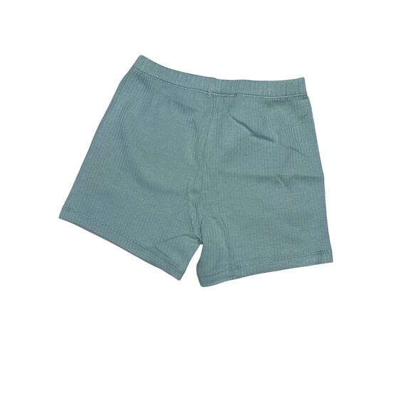 Baby Mori Mint Green Ribbed Short Pant 18-24M - Picture 2 of 6